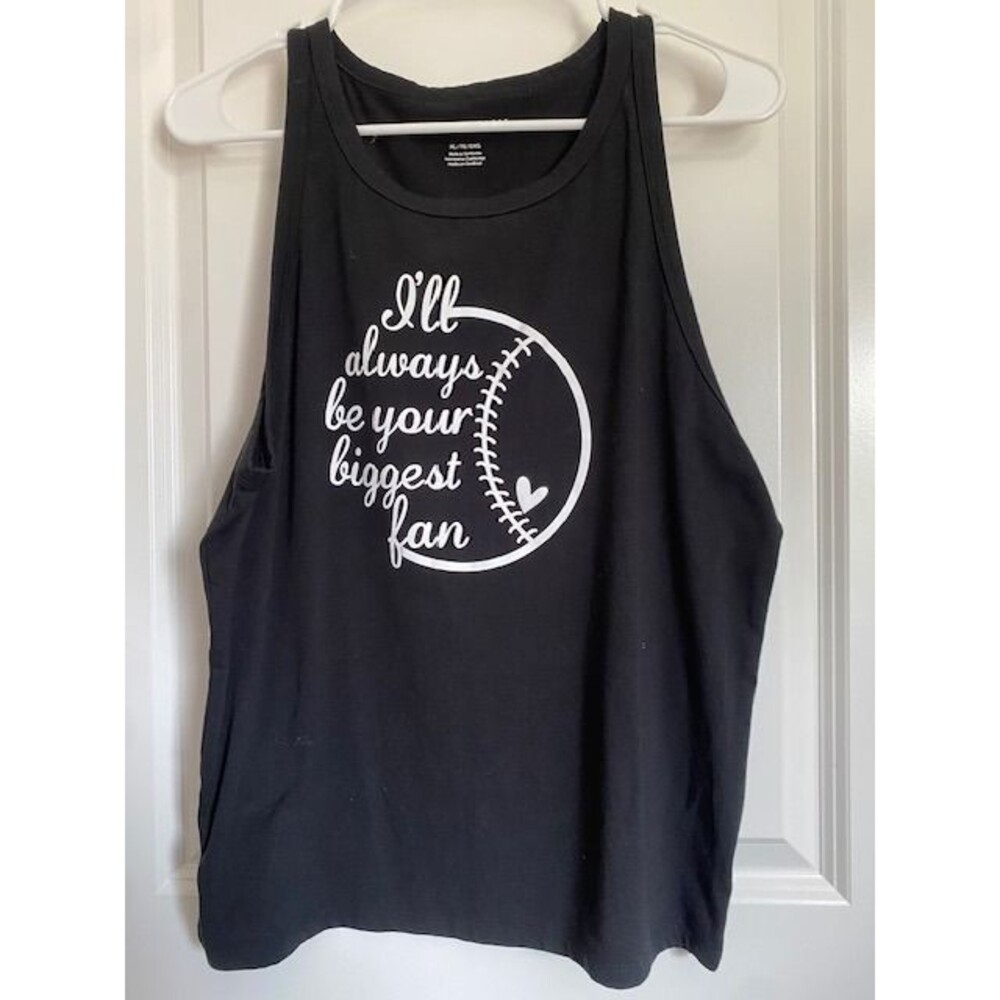 American Eagle I'll always be your biggest fan Baseball Shirt XL